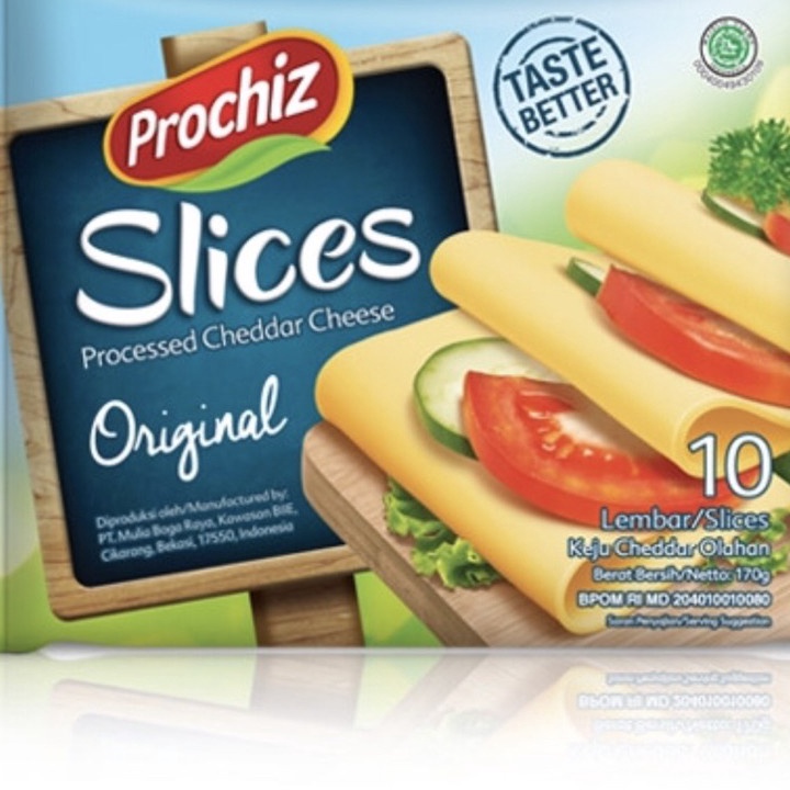 

[KODE D66Y0] Prochiz prociz keju slice lembaran 10's