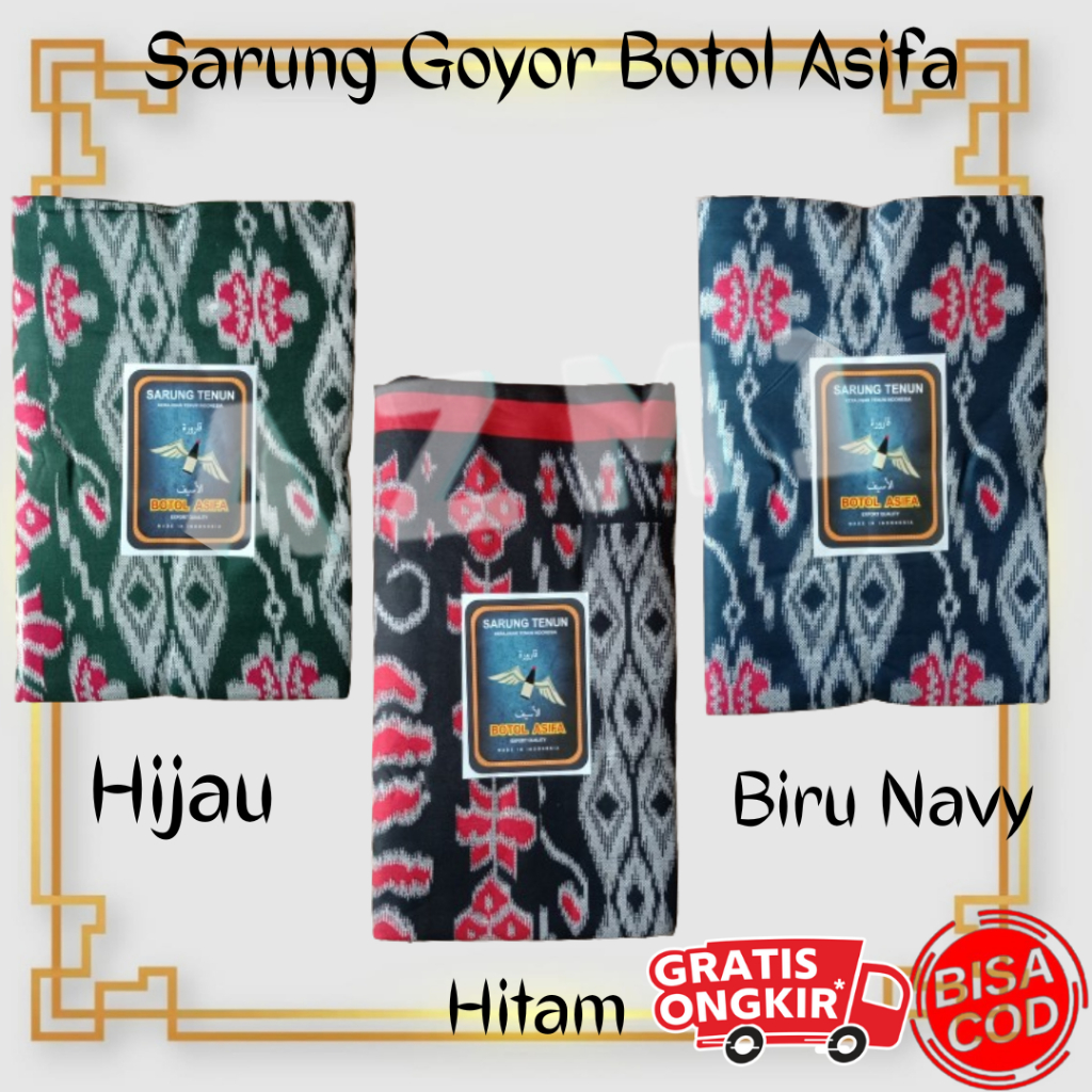 Sarung Goyor Botol Asifa Goyor Botol Asifa Print Motif Goyor Termurah