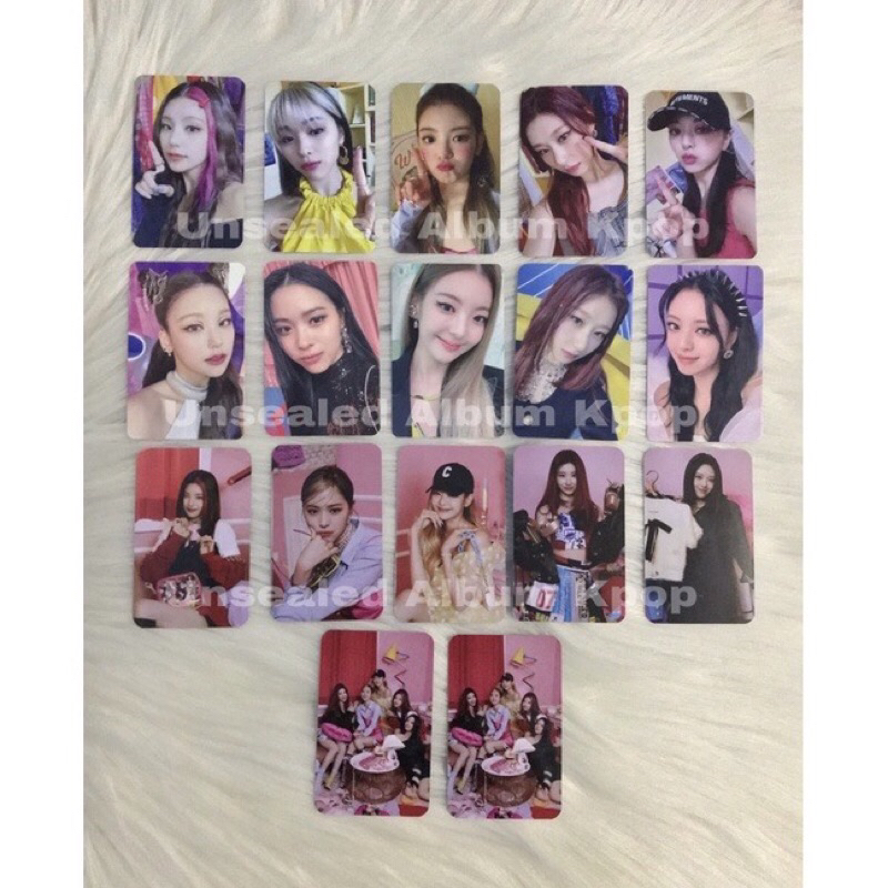 Itzy Crazy in Love Mecima Photocard pob benefit bene pc ryujin yeji lia chaeryeong yuna mcp cil fs c