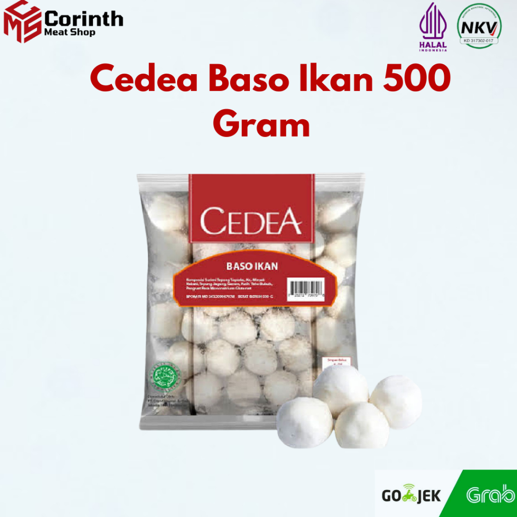 

CEDEA Baso Ikan 500gr GOOD QUALITY PREMIUM 100 % HALAL