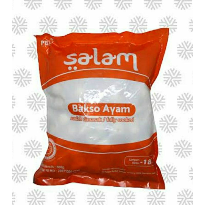 

(Khusus AREA SUMBAR)Salam Bakso Ayam 500 Gr