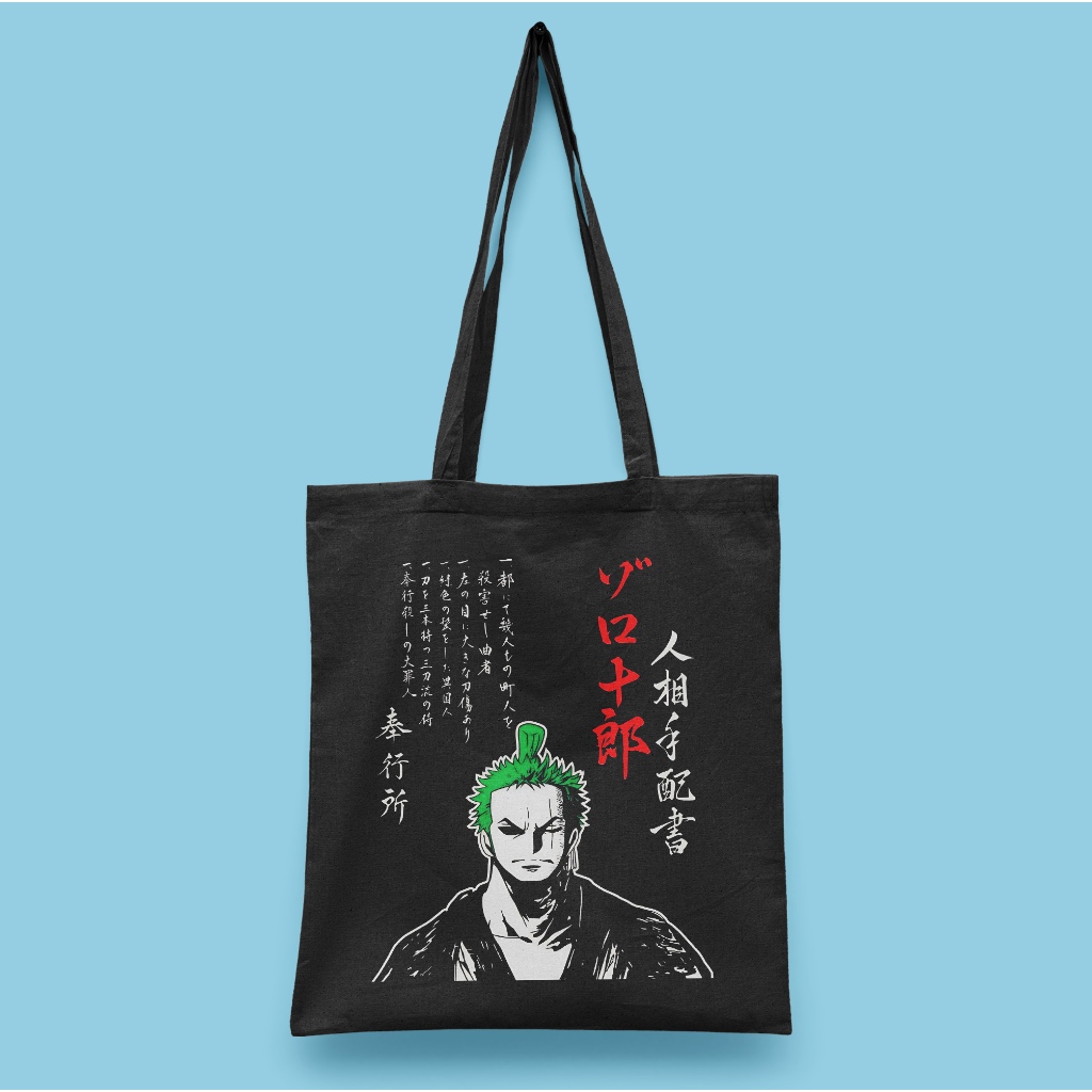 Totebag anime one piece Zoro Ronin