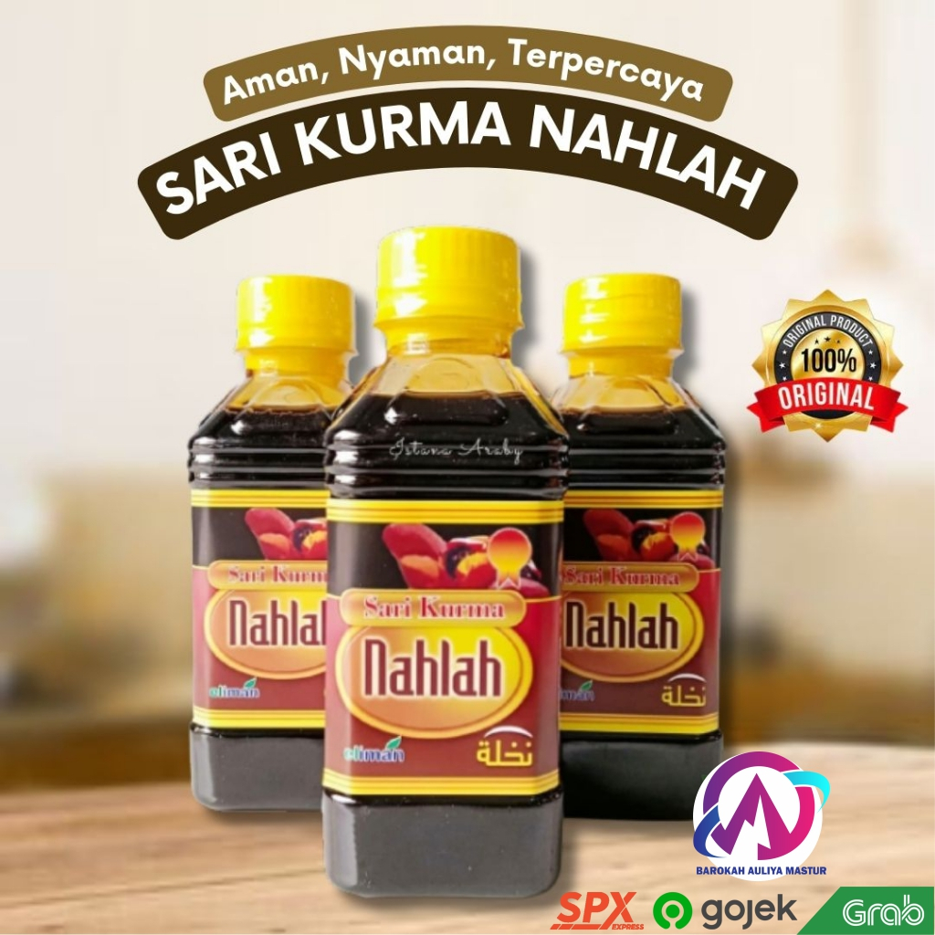 

SARI KURMA NAHLA Asli 100% 340 Gram Minuman Herbal BAM Pasar Online Murah Padang