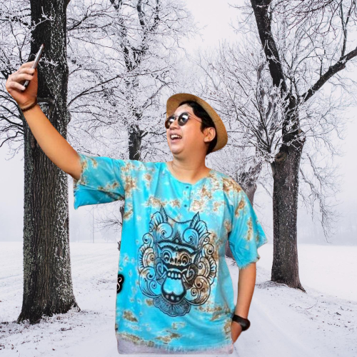 ATASAN BARONG BALI I KAOS BARONG RUMBAI I BAJU BARONG BALI