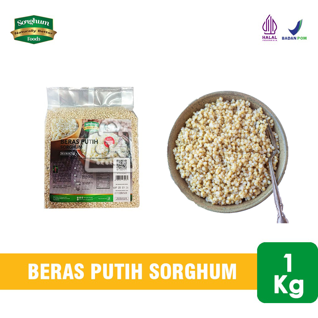 

Beras Putih Sorghum Kupas / Beras Sorghum (1 Kg)