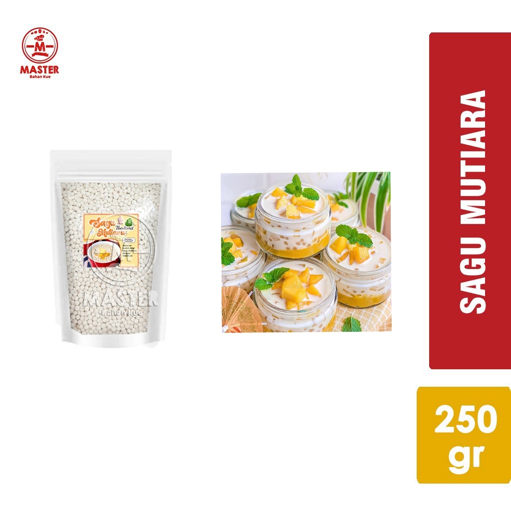 

Sagu Mutiara Putih Thailand / Sago Pearl [250 gr]