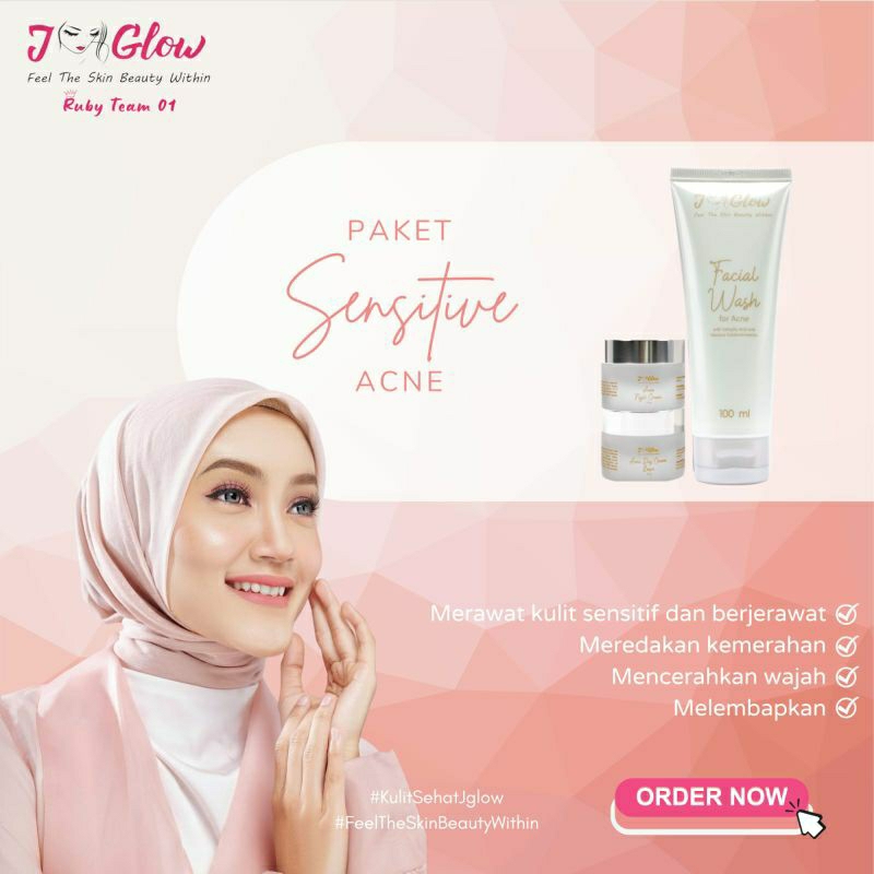 JGLOW PAKET SENSITIF ACNE