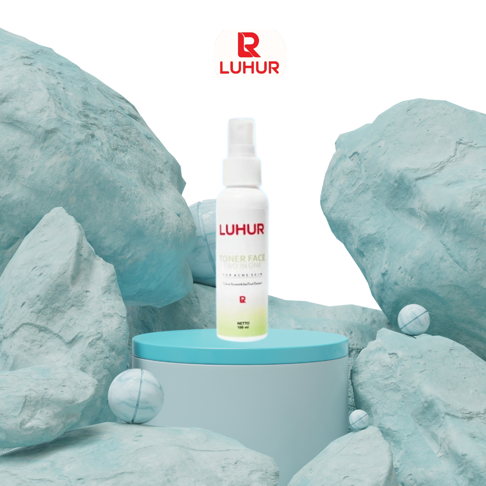 Toner Face Two In One Luhur Skincare Toner ACNE SKIN BPOM Pembersih Kulit Wajah Berjerawat Bruntusan