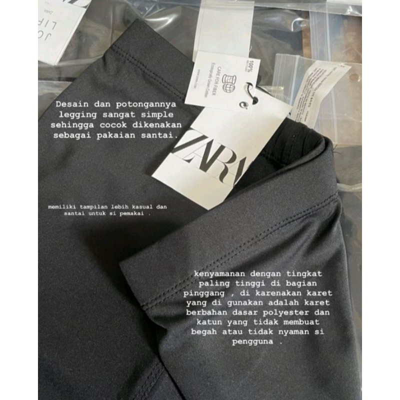 LEGGING ZARA FULL TAG ORIGINAL