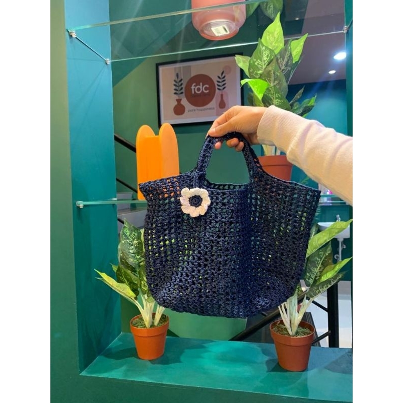 handbag net|crochet bag
