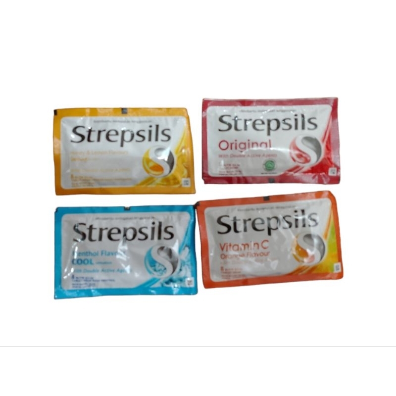 

Strepsils Permen Pelega Tenggorokan 8 Tablet Hisap