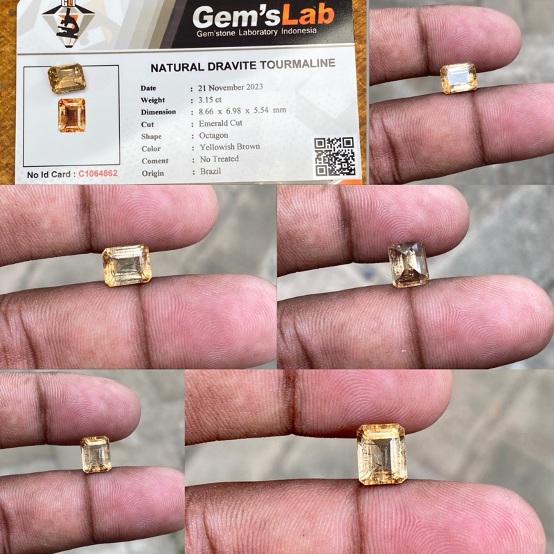 Natural Dravite Tourmaline Batu dravite Turmaline CT 3