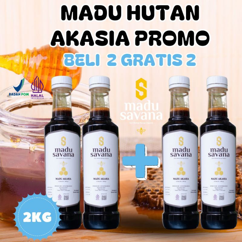 

Madu Akasia Pilihan Promo Dapat 4 Botol Pure
