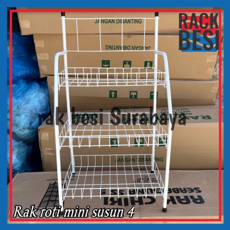 rak roti mini susun 3/Rak chiki/rak serbaguna/rak toko/rak minimarket/rak display/rak serbaguna/rak 