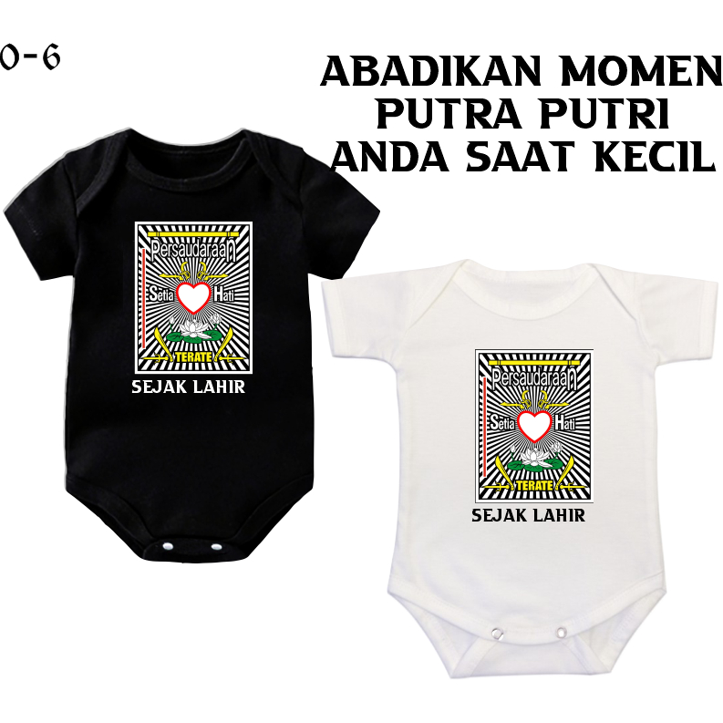 BAJU BAYI JUMPER BABY PSHT PERSAUDARAAN SETIA HATI TERATE 1922 ANAK SILAT KARATE | JUMPER BAYI PSHT 