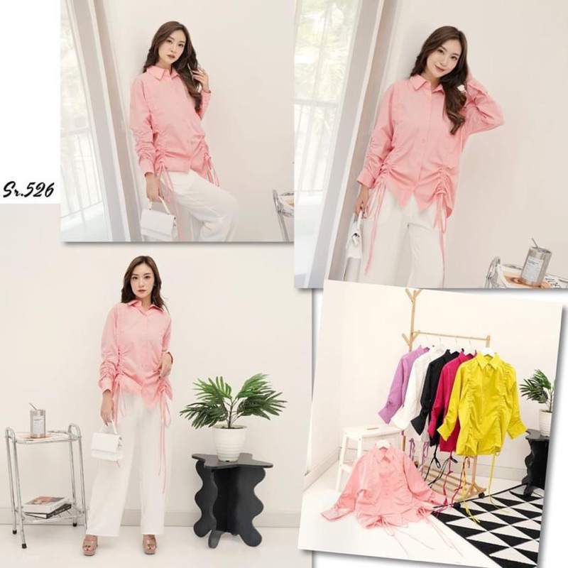Blouse Serut Lozy Import || Korean Look || Allsize