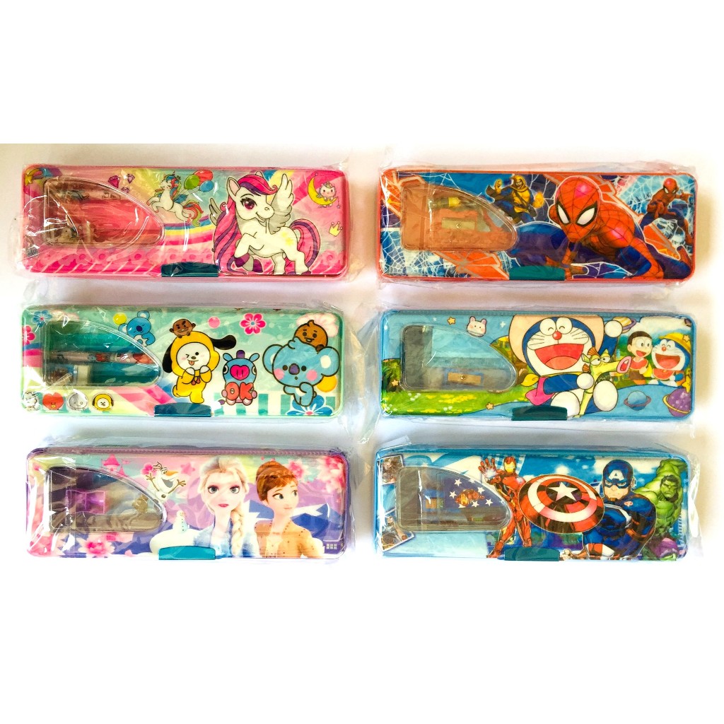 

(1 Biji) Gabungan Kotak Pensil Magnet Standard Set Karakter FC-2220 FS-8522