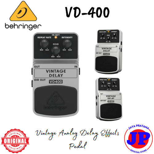 Behringer VD400 Vintage Analog Delay Efek Pedal Gitar Original VD-400