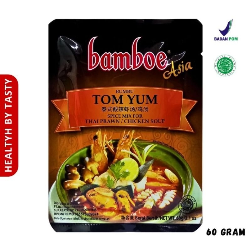 

Bamboe Bumbu Tom Yum 60 gr / Tom Yan TomYam TomYam Asia - BAMBOE