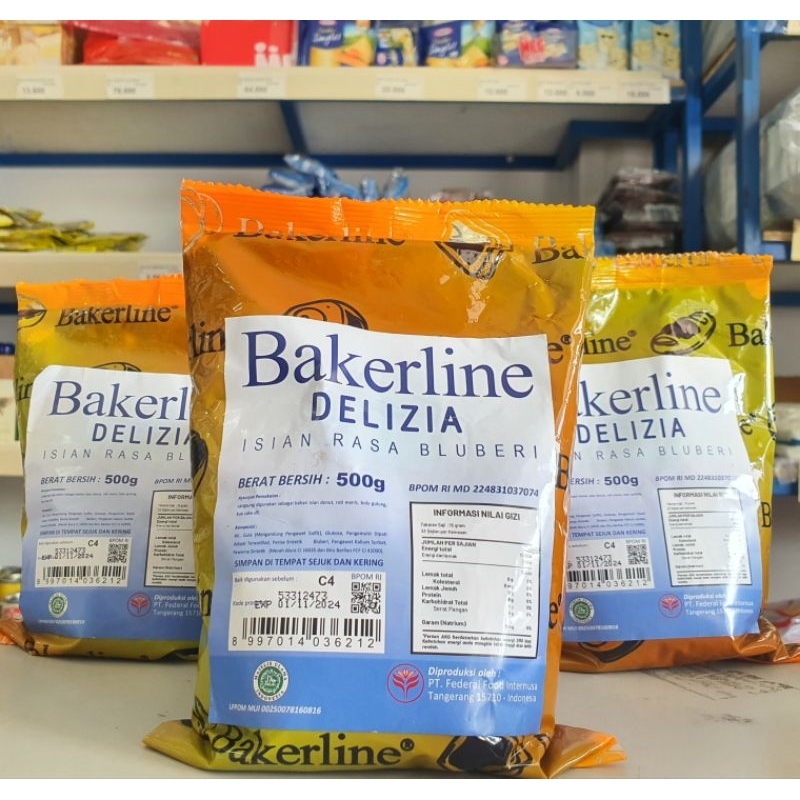 

Selai Blueberry Bakerline 500Gr / Bakerline Delizia Blueberry 500Gr
