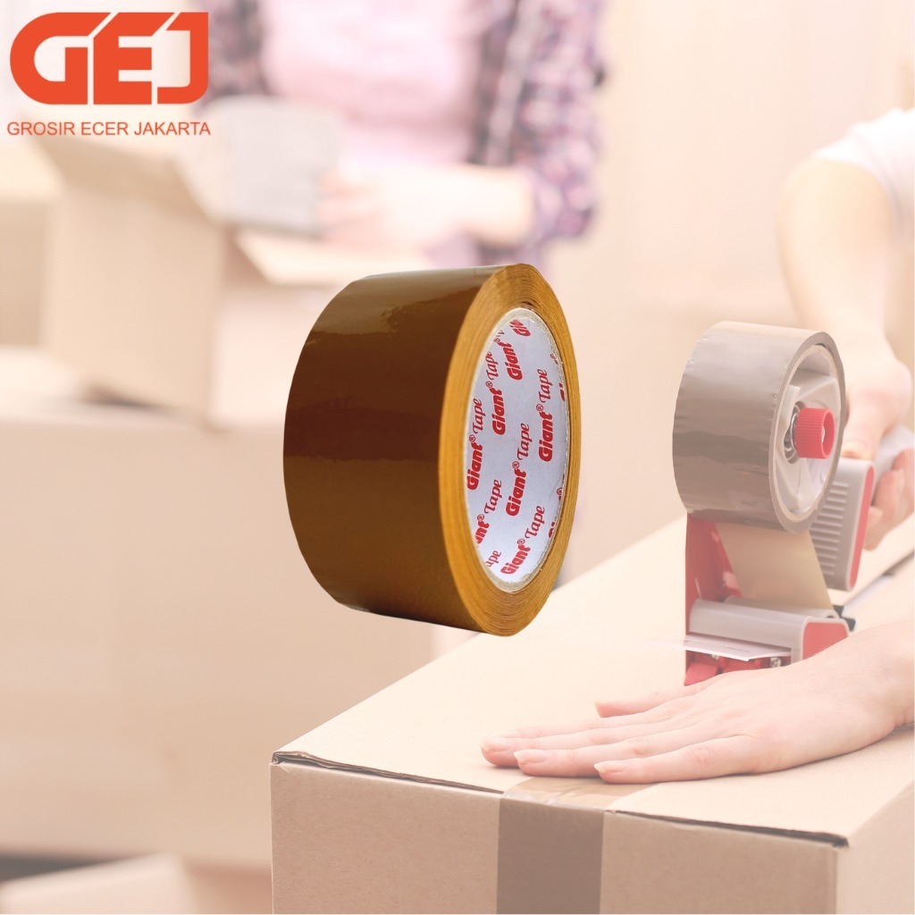 

Lakban Coklat 100yard | Lakban Coklat 2inch 100yard | Giant