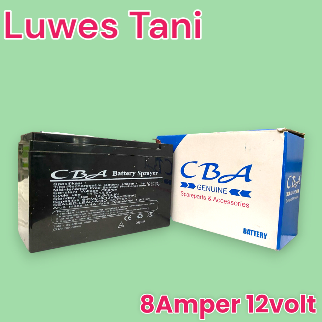 AKI ACCU 8 AH 12 VOLT ORI CBA sprayer