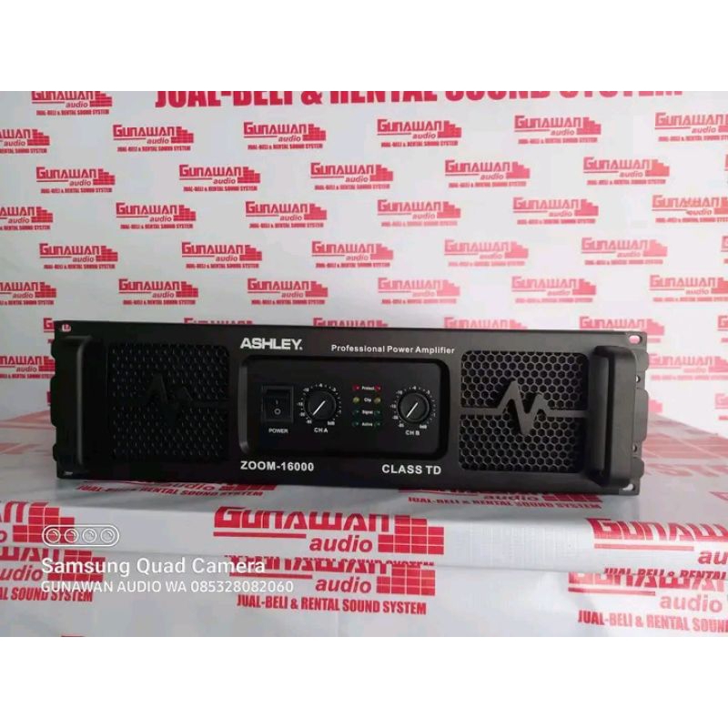 power amplifier ASHLEY ZOOM16000