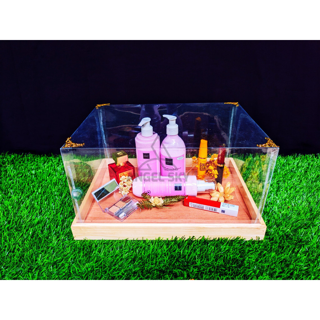 Kotak seserahan pernikahan / Kotak seserahan kayu jati belanda