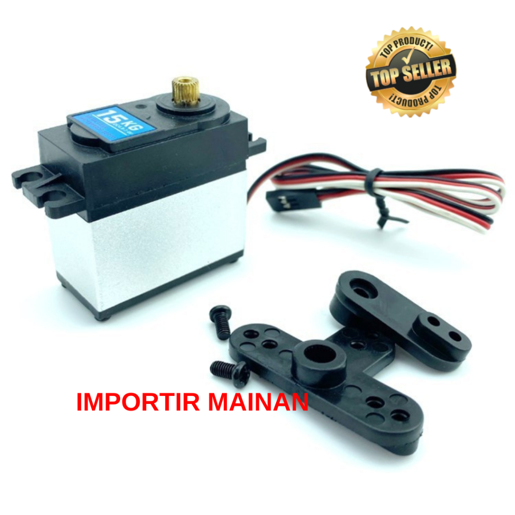 metal gear waterpoof servo 15KG 3 wire for rc car HSP 94123 traxxas
