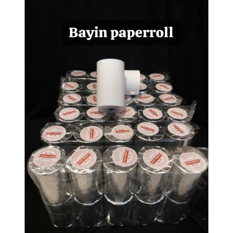 

SUPER MURAH - Kertas kasir thermal edc bluetooth 58x40 paket 10 Roll