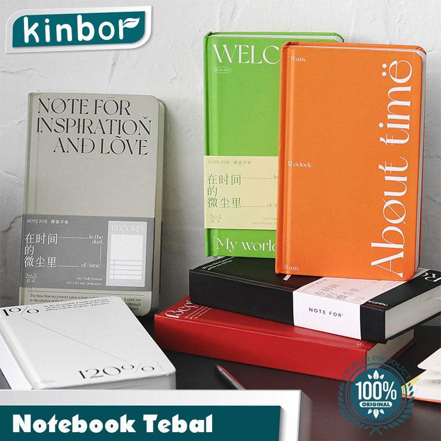 

Kinbor Notebook tebal/ Buku Jurnal/ Agenda buku/ Diary aesthetic/Buku catatan