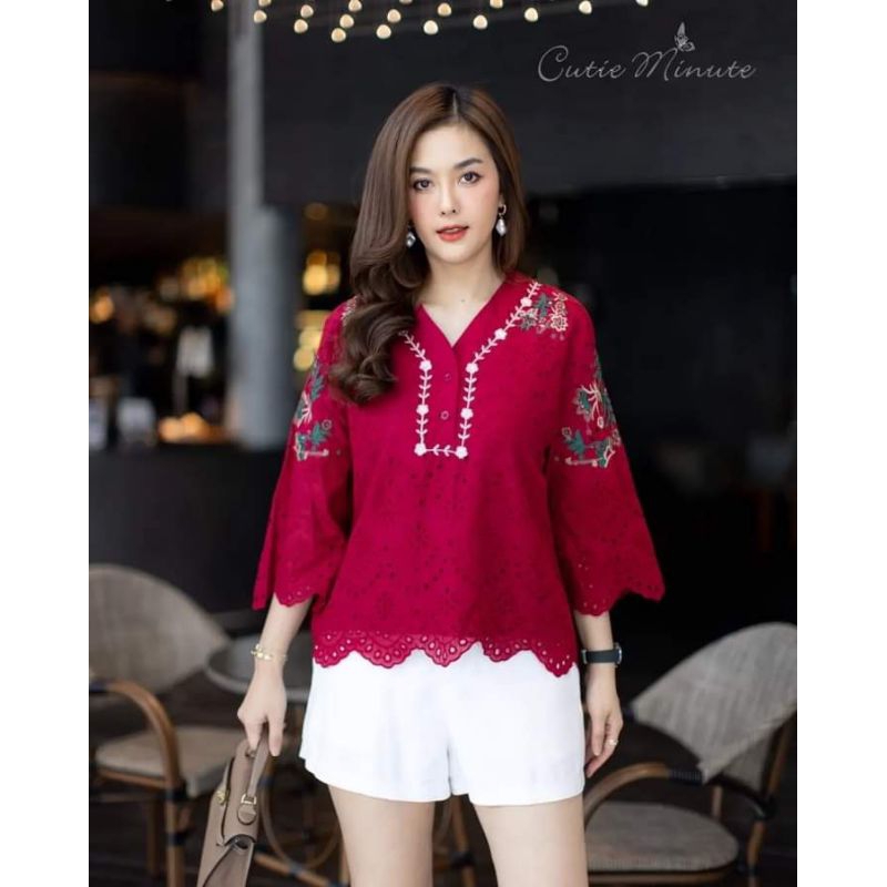 Atasan Blouse Cutie Minute Original Bangkok