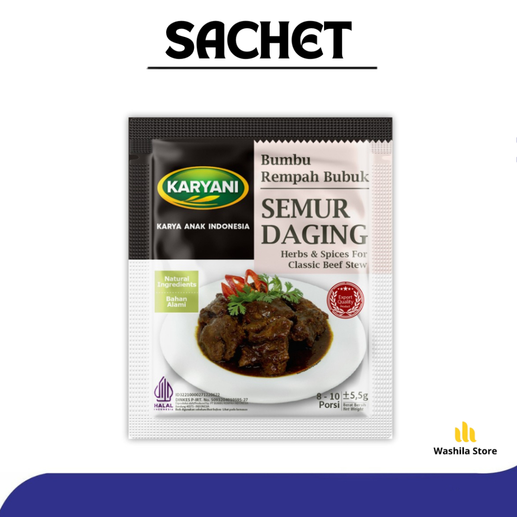 

SACHET - Bumbu 1 Sachet Rempah SEMUR DAGING - Karyani