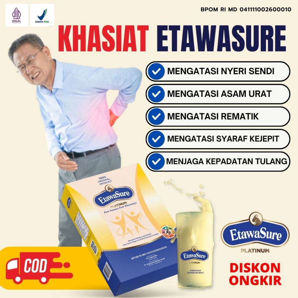 

ETAWASURE - Susu Kambing Etawa Terbaik Atasi Kesemutan, Asam Urat, Nyeri sendi Pinggang, Lutut, Dan Rematik