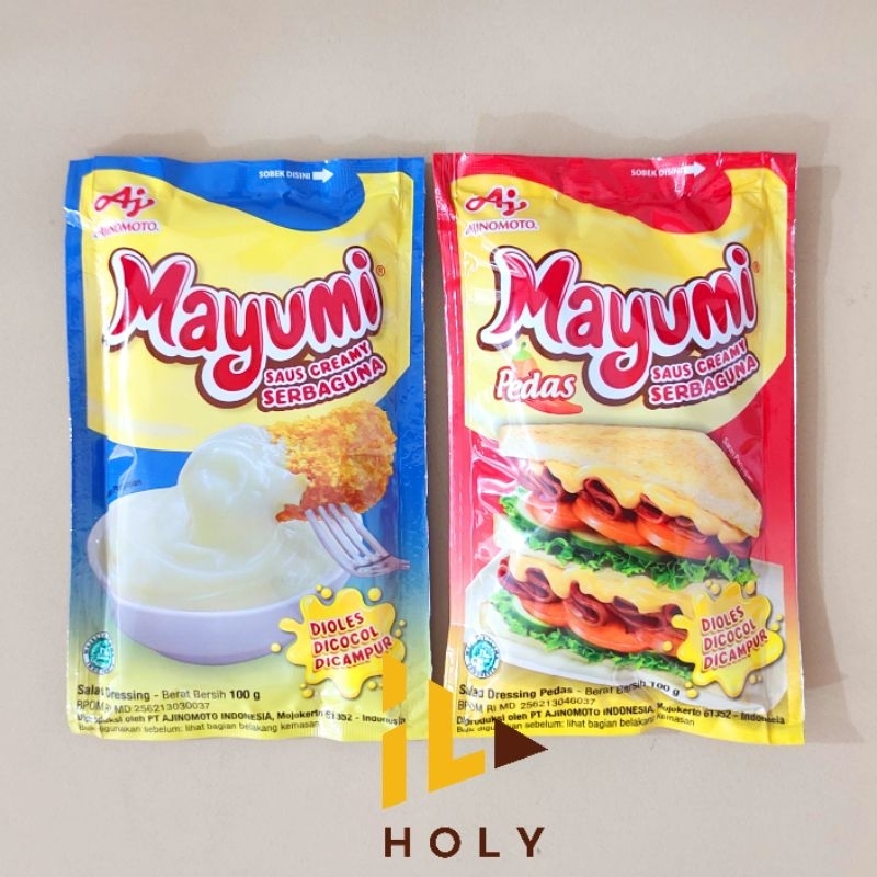 

Mayumi Mayonaise (100gr) Original & Pedas / Mayumi Saus Mayo