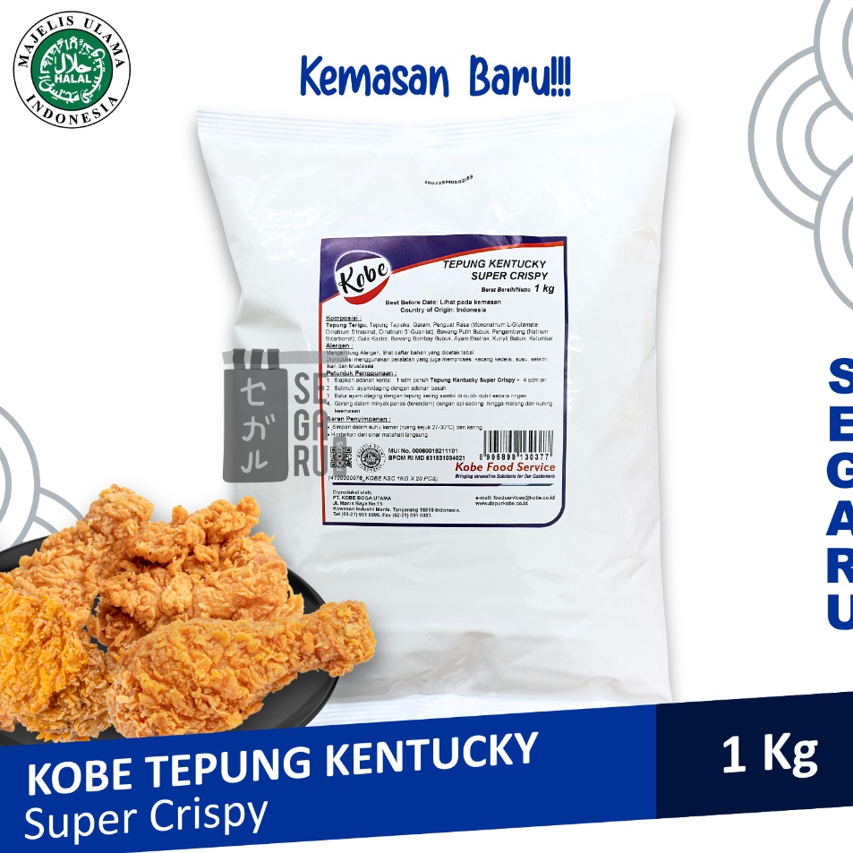 

[KODE 0YZZ8] KOBE Tepung Kentucky Super Crispy | Kobe Tepung Ayam Goreng Renyah 1Kg