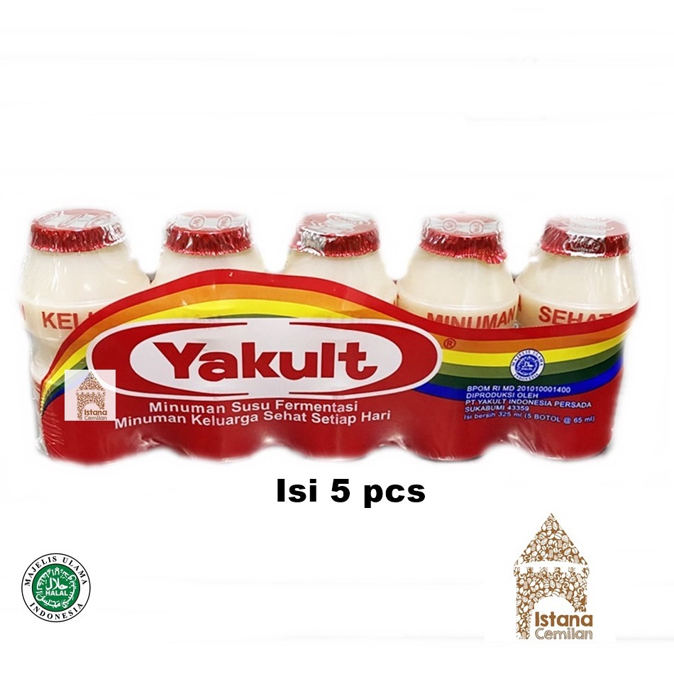 

V849 YAKULT Minuman Susu Fermentasi Probiotik (isi 5 pcs) ➹Best Terlaris