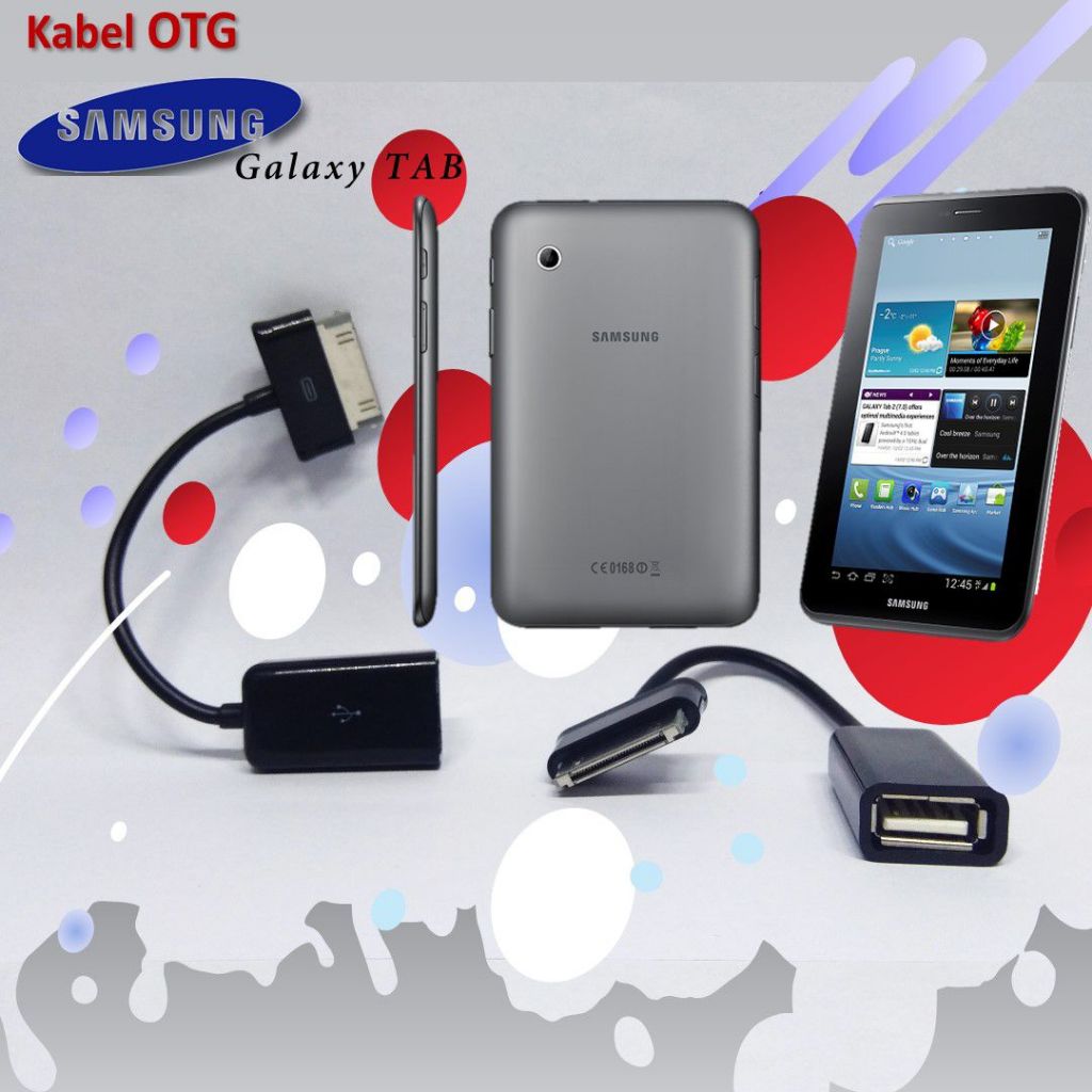 OTG CABLE SAMSUNG GALAXY TAB 2 GT- P3100  KABEL SAMBUNGAN OTG