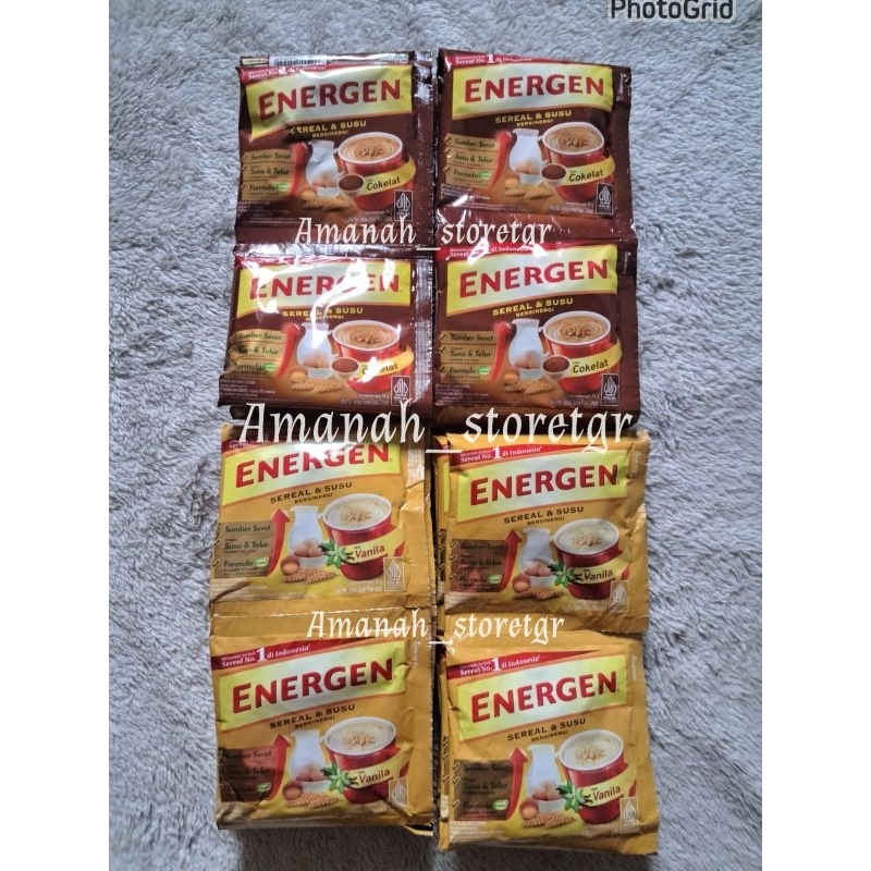 

energen rasa vanila 10 sachet murah