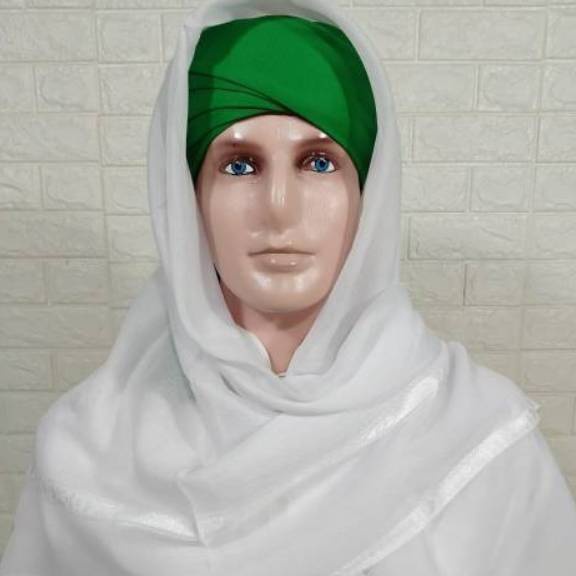 [KODE AGCDE] Surban Segiempat Almas Arafat Jaguard Arifat Sorban Putih Polos Kiyai Habib