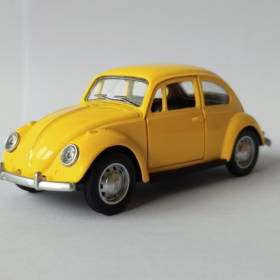 Diecast Mobil VW Volkswagen Beetle yellow 1967 skala 1:36 harga murah
