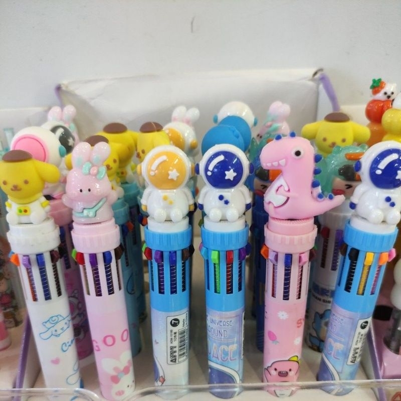

Pulpen 10 warna sanrio dkk