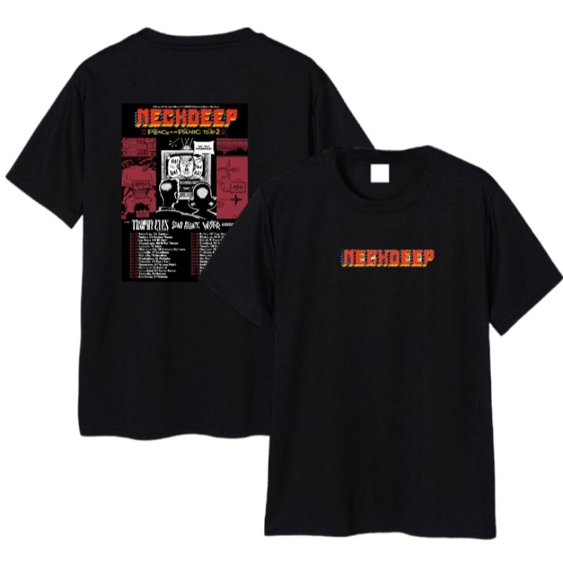 Kaos Musik Band NECKDEEP Kaos Vintage