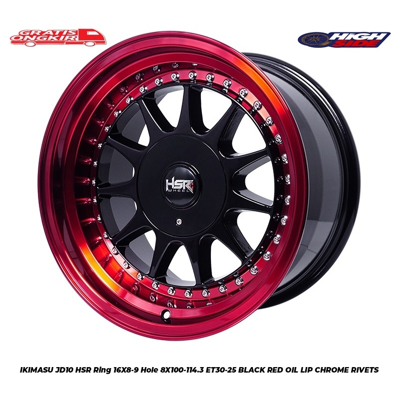 Velg Racing Celong Mobil Agya, Mirage, Nissan March, Xenia, Avanza | Velg Hsr Ikimasu R16
