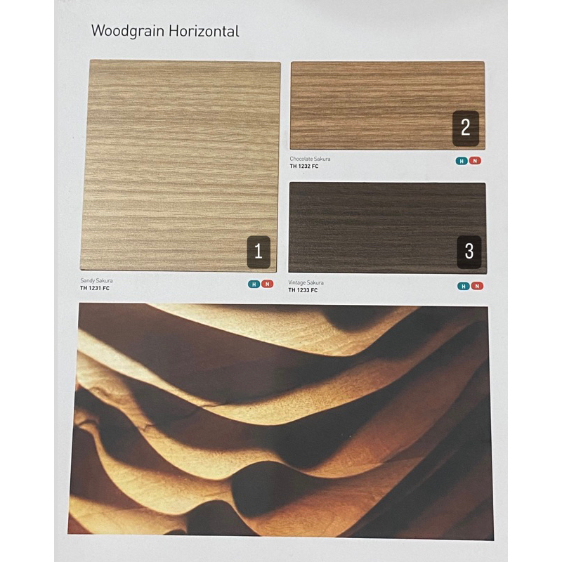 SAMPLE HPL TACO WOODGRAIN (HORIZONTAL)