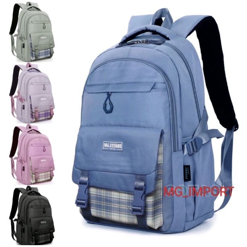 [NEW IMPOR esenbo]TAS abg sekolah KOREA ESENBO kotak 18 in