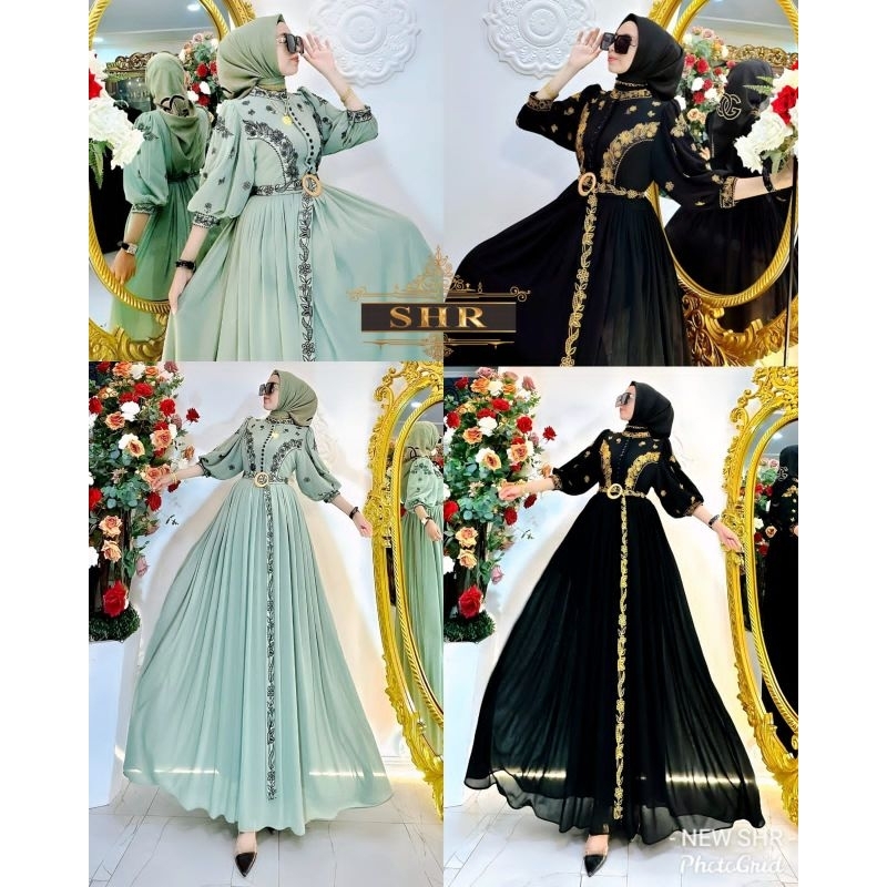 GAMIS CERUTY BORDIR NEW SHR//PREMIUM SERIES//CERUTY BABYDOLL BORDIR IMPORT//100% ORIGINAL BRAND SHR