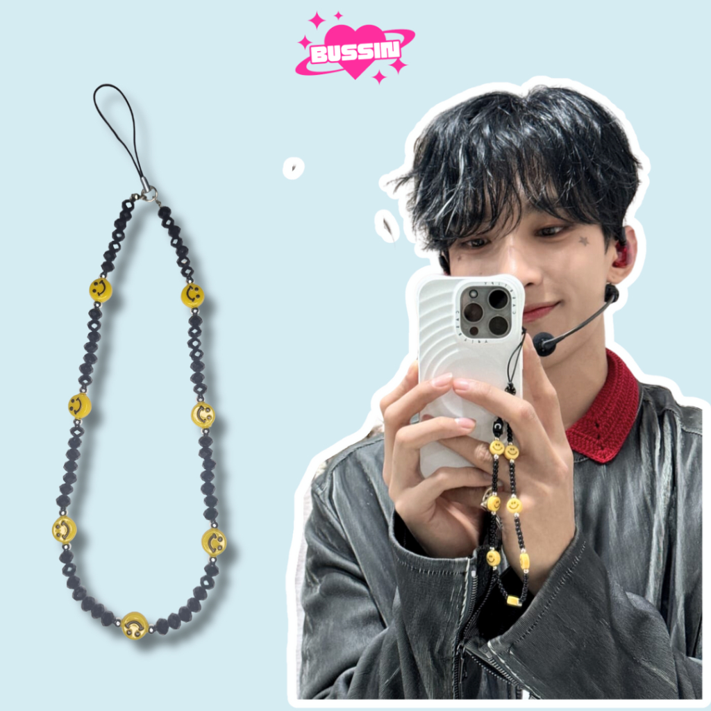 BUSSIN - DK Seventeen Phone Strap / K-Pop Phone Strap / Gantungan HP K-Pop / Tali Gantungan HP