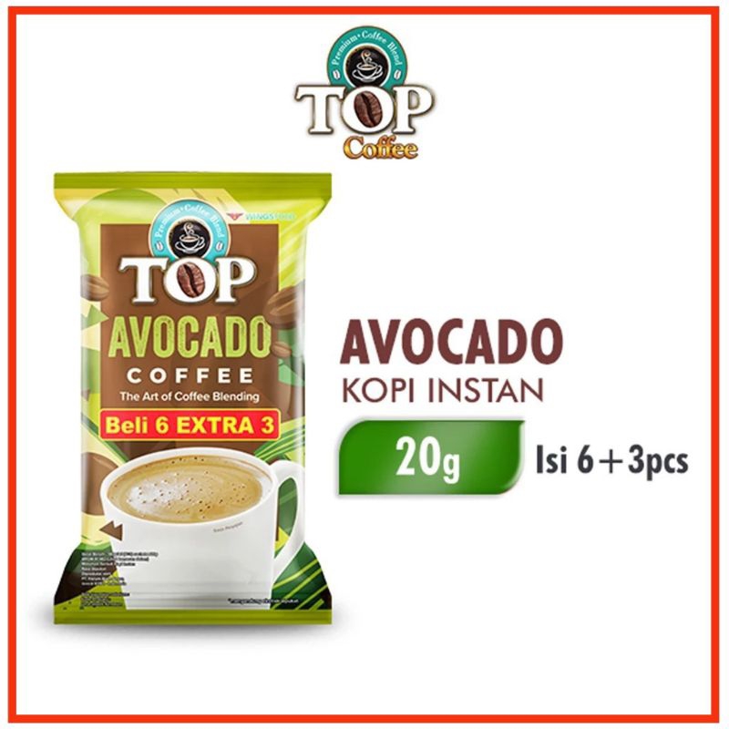 

KOPI TOP COFFEE INSTAN AVOCADO ISI 6+3