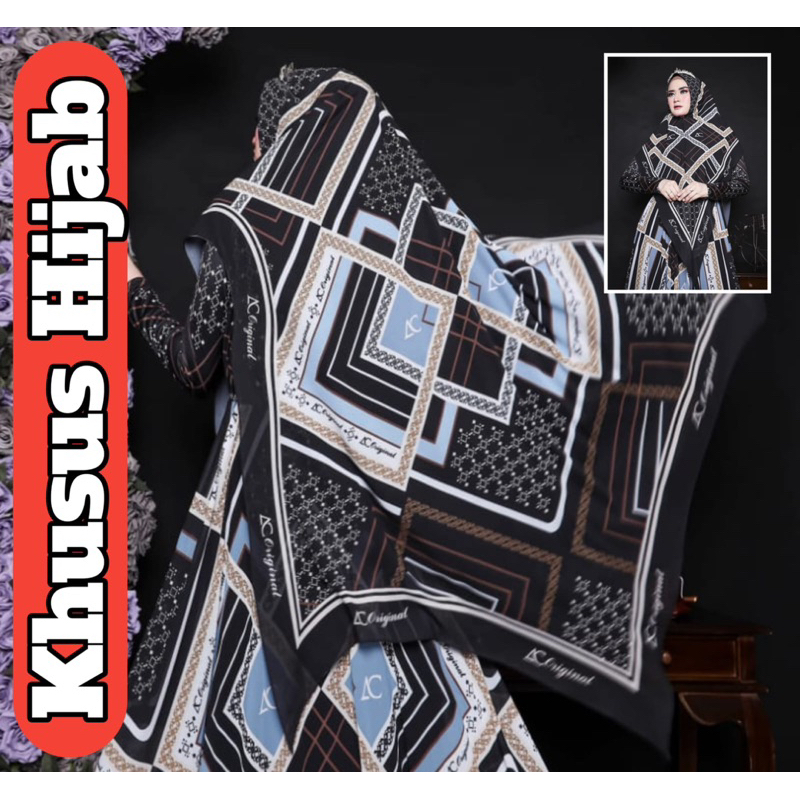 AC Original-Hijab Khimar printing model pari | khimar premium | khimar terbaru